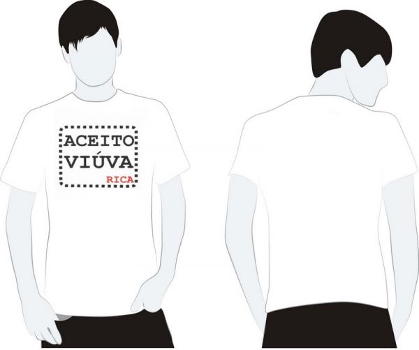Camisa Aceito Viúva Rica