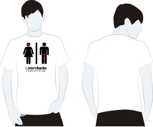 CAMISA - A VERDADE NUA E CRUA