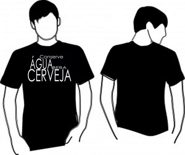 Camisa - Conserve Água beba Cerveja